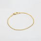 Pulsera de Aleación Bañado en Oro
