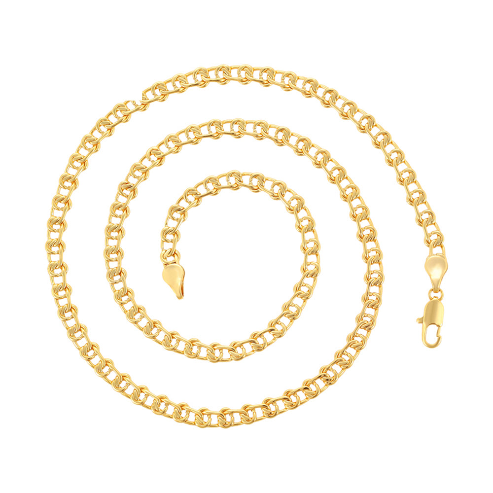 Collar de Aleación Bañado en Oro 2 