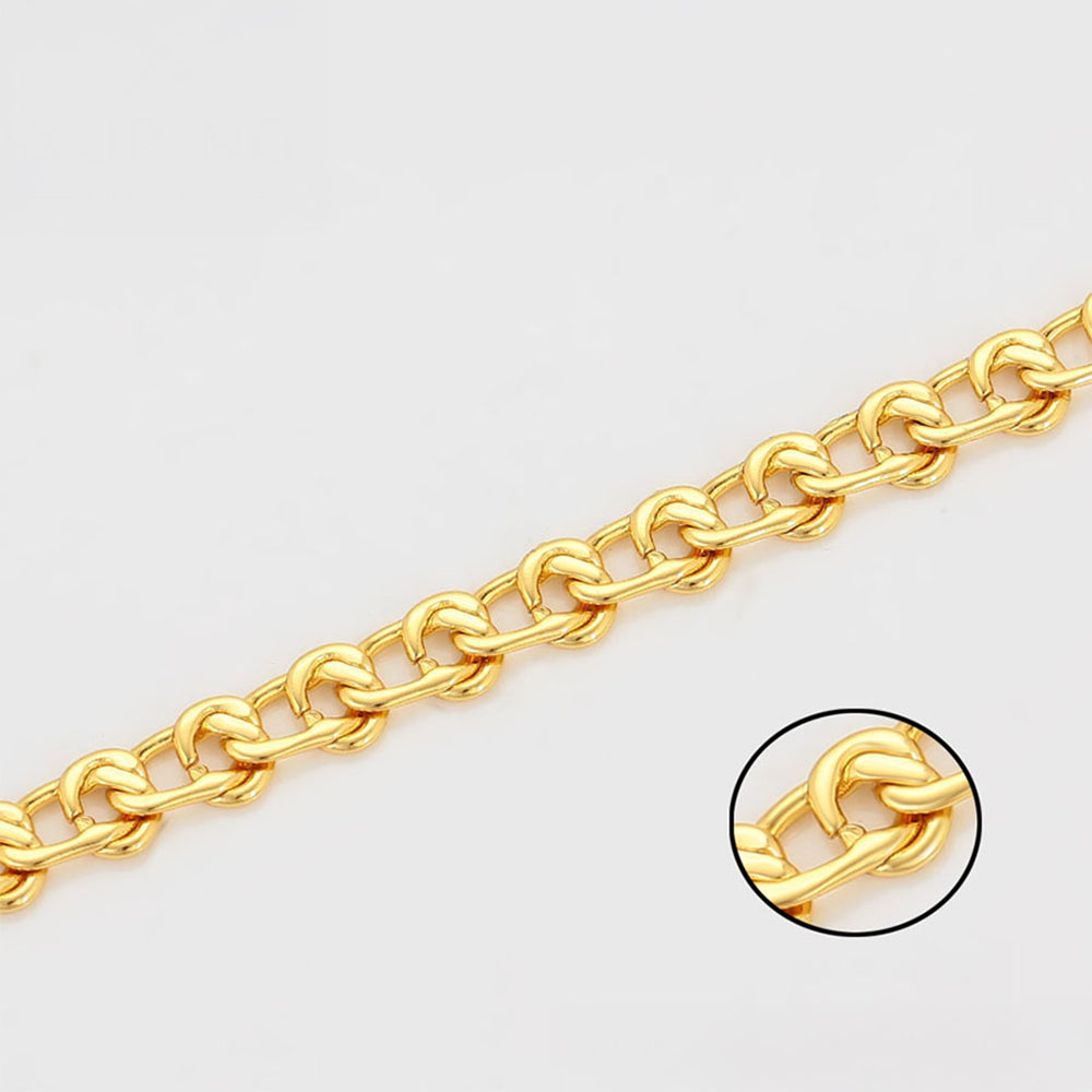 Collar de Aleación Bañado en Oro 6 