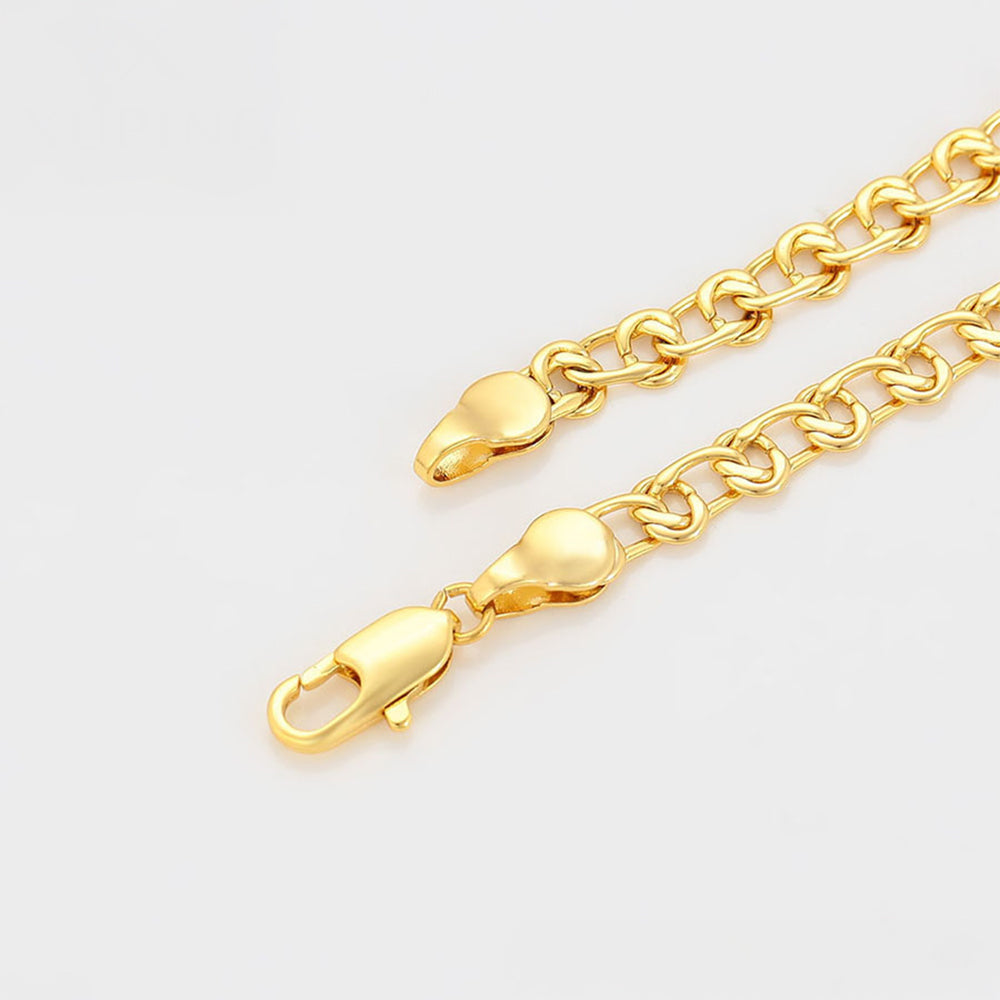 Collar de Aleación Bañado en Oro 7 