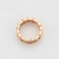 Anillo de Aleación Bañado en Oro con Cristal Emporia® Púrpura y Cristal Emporia® Rosa