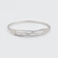 Pulsera de Aleación Bañado en Oro con Cristal Emporia® Blanco