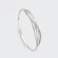Pulsera de Aleación Bañado en Oro con Cristal Emporia® Blanco