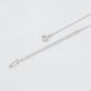 Collar de Aleación Bañado en Oro con Cristal Emporia® Púrpura y Perla de cristal