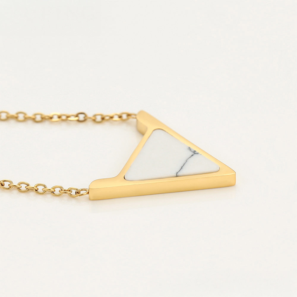Conjunto de Aleación Bañado en Oro con Cristal Emporia® Blanco ( Collar +Pendientes ) 5 