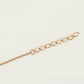 Conjunto de Aleación Bañado en Oro con Cristal Emporia® Rosa y Cristal Emporia® Blanco ( Collar +Pulsera )