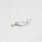 Conjunto de Aleación Bañado en Oro con Cristal Emporia® Blanco ( Pendientes +Colgante )