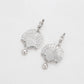 Conjunto de Aleación Bañado en Oro con Cristal Emporia® Blanco ( Pendientes +Colgante )
