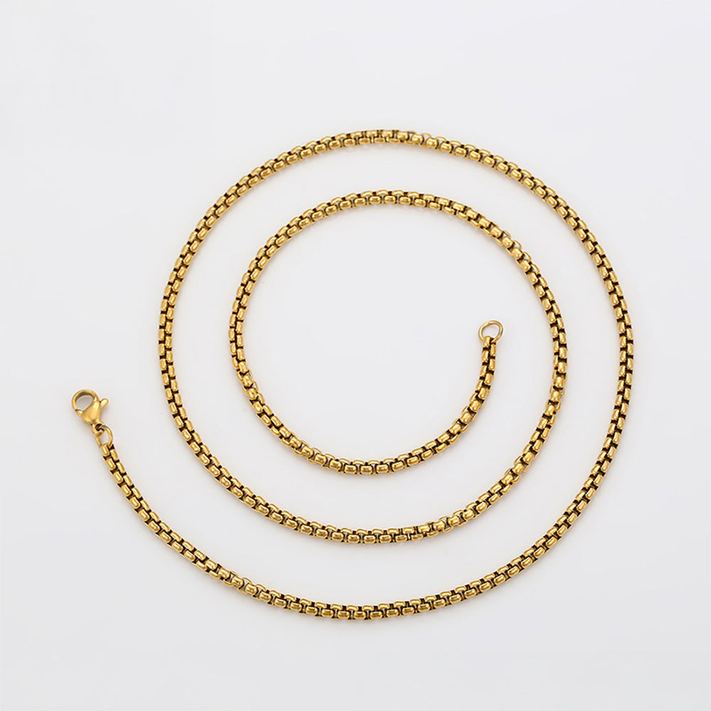 Collar de Aleación Bañado en Oro 4 