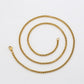 Collar de Aleación Bañado en Oro