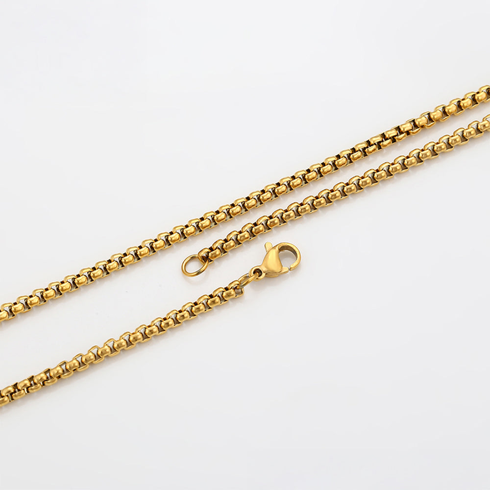 Collar de Aleación Bañado en Oro 7 