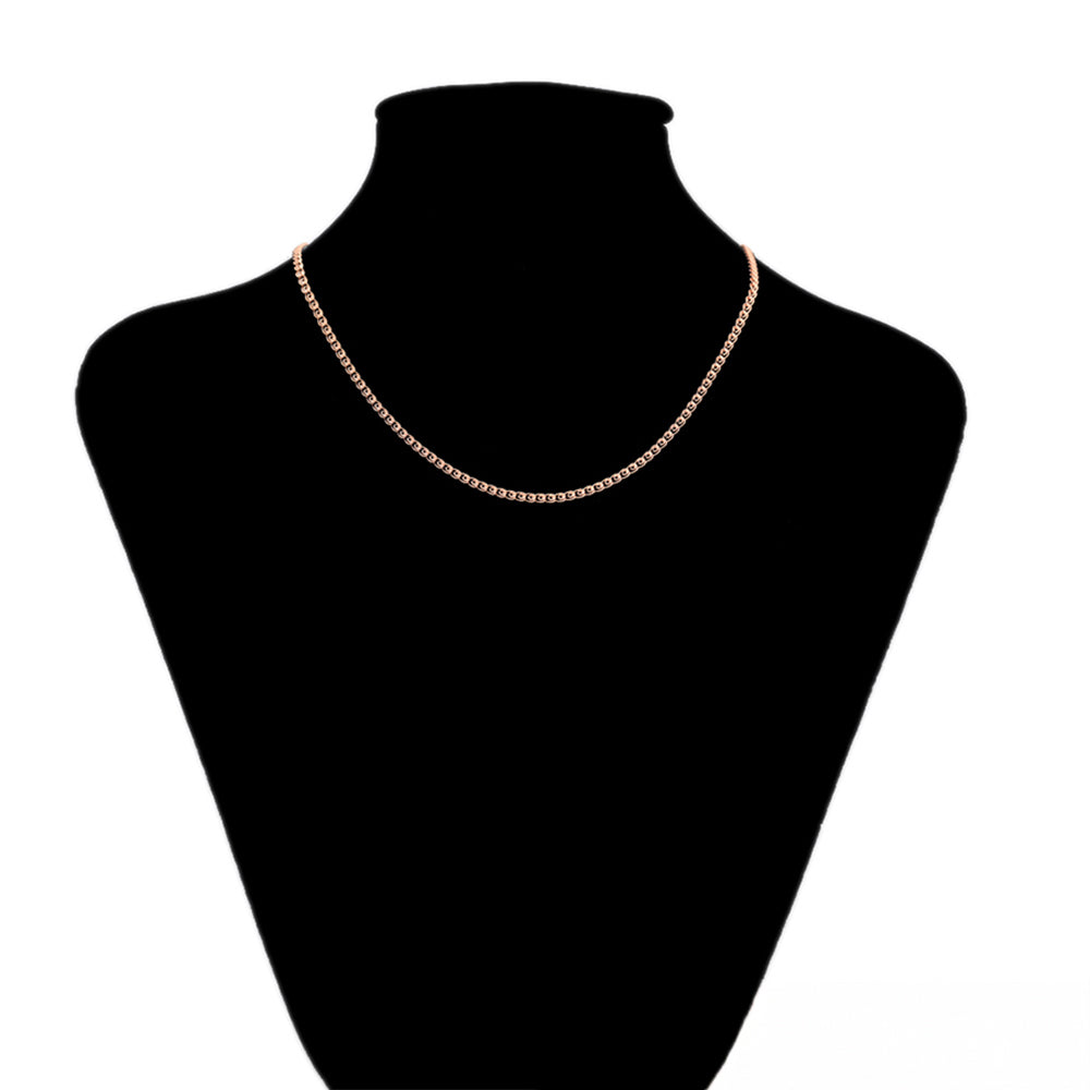 Collar de Aleación Bañado en Oro 1 