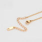 Collar de Aleación Bañado en Oro con Cristal Emporia® Blanco