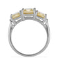 Anillo de Plata con Citrino de los Montes Urales