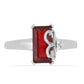 Anillo de Plata con Rubí de Madagascar