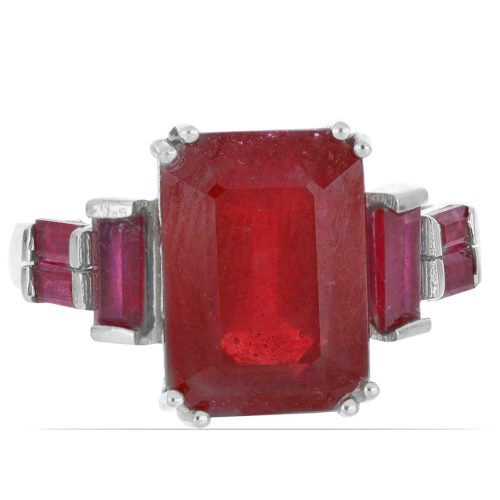 Anillo de Plata con Rubí de Madagascar 1 