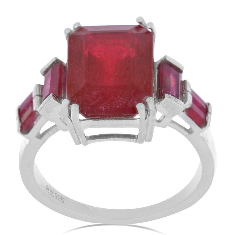 Anillo de Plata con Rubí de Madagascar 2 