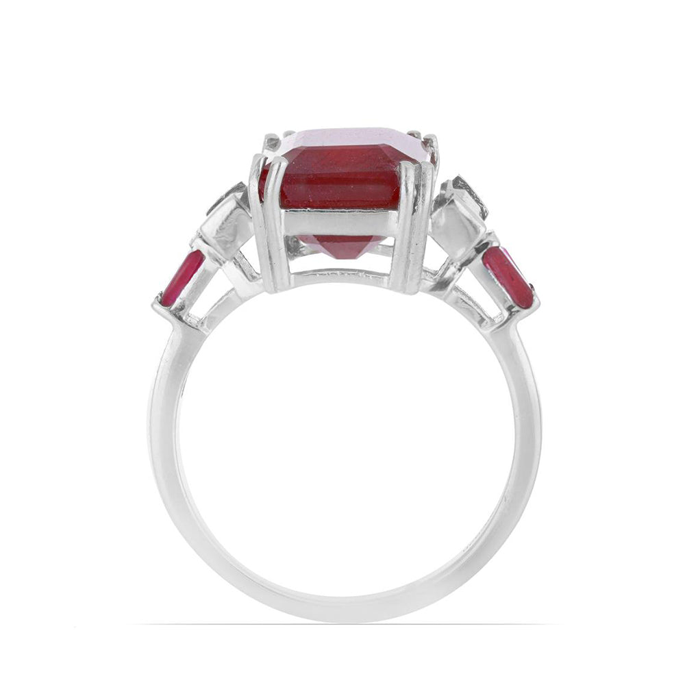 Anillo de Plata con Rubí de Madagascar 3 