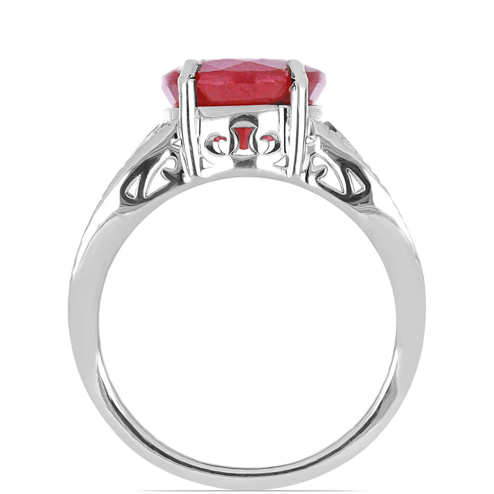 Anillo de Plata con Rubí de Madagascar 2 