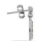 Pendientes de Plata con Diamante Amarillo