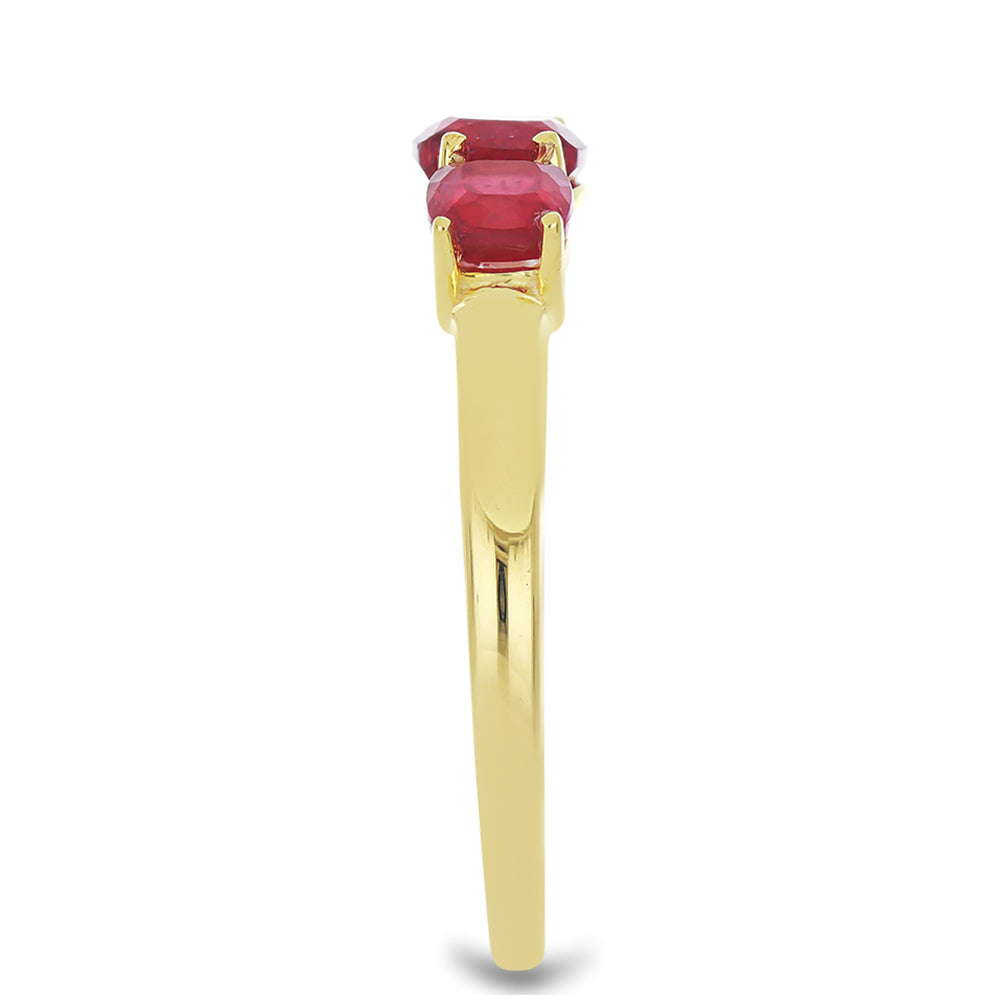 Anillo de Oro 9K con Rubí de Madagascar 4 