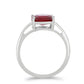 Anillo de Plata con Rubí de Madagascar