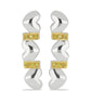 Pendientes de Plata con Diamante Amarillo