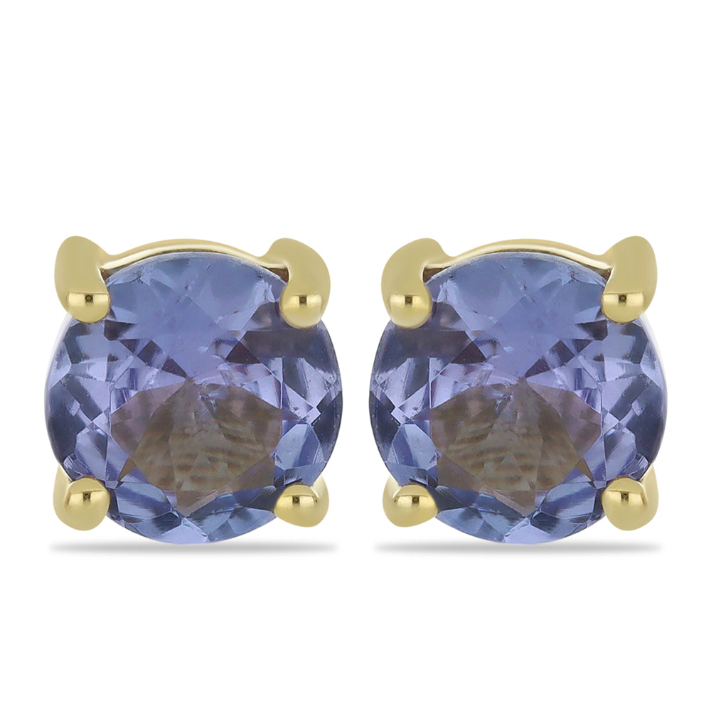 Pendientes de Oro 9K con Tanzanita AAA