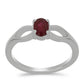 Anillo de Plata con Rubí de Madagascar