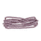 Pulsera de Plata Bañada en Oro con Perla Púrpura de Agua dulce
