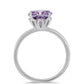 Anillo de Plata con Amatista Rosa de Francia