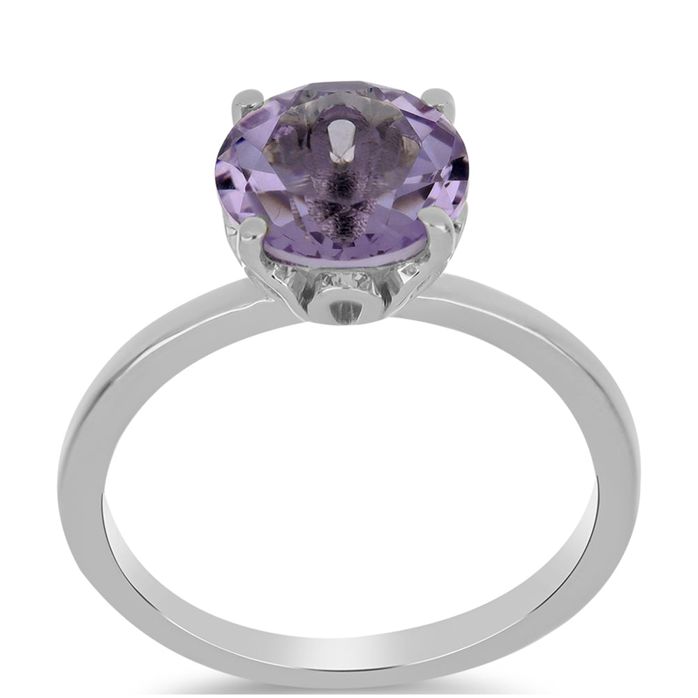 Anillo de Plata con Amatista Rosa de Francia 3 