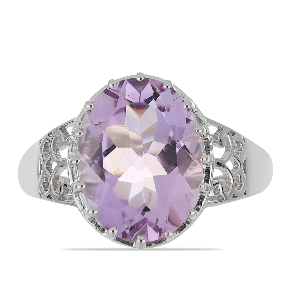 Anillo de Plata con Amatista Rosa de Francia 1 