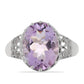 Anillo de Plata con Amatista Rosa de Francia