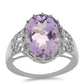 Anillo de Plata con Amatista Rosa de Francia