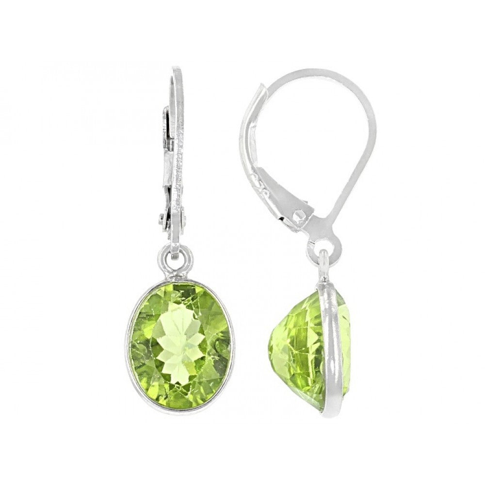 Pendientes de Plata con Peridoto de Changbai 1 