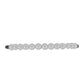 Pulsera de Plata con Amatista Rosa de Francia y Perla de Agua Dulce