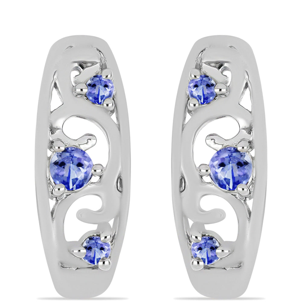 Pendientes de Plata con Tanzanita 1 