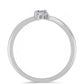 Conjunto de Plata con Tanzanita y Topacio Blanco ( Pendientes +Anillo )