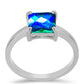 Anillo de Plata con Cuarzo Pavo Real