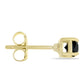 Pendientes de Oro 9K con Diamante Negro