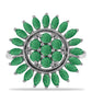 Anillo de Plata con Esmeralda de Brasil