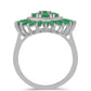 Anillo de Plata con Esmeralda de Brasil