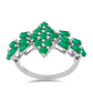Anillo de Plata con Esmeralda de Brasil