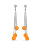 Pendientes de Plata con Jade Amarillo