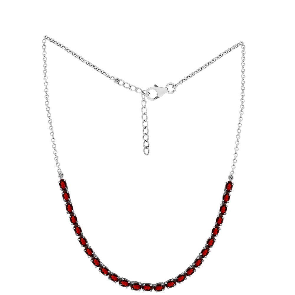 Collar de Plata con Granate Barton 1 