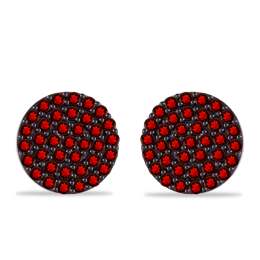 Pendientes de Plata con Granate Barton 1 