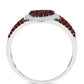 Anillo de Plata con Granate Barton