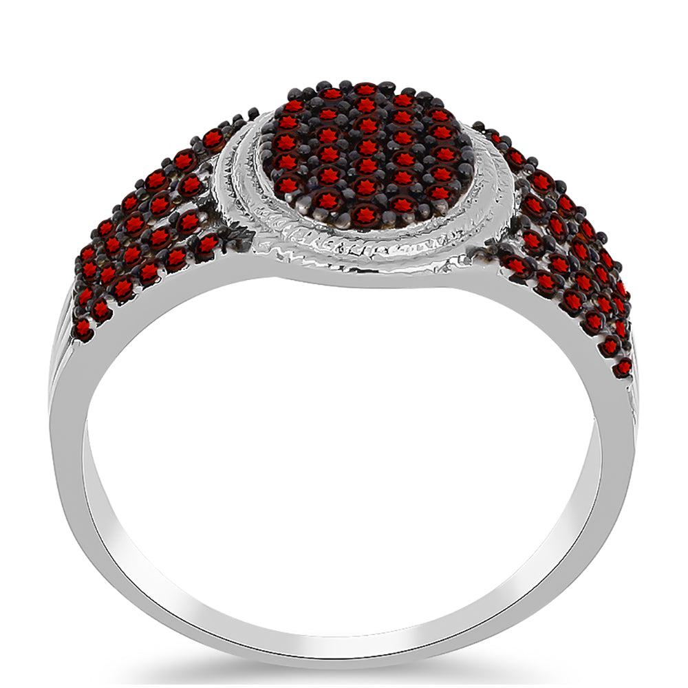 Anillo de Plata con Granate Barton