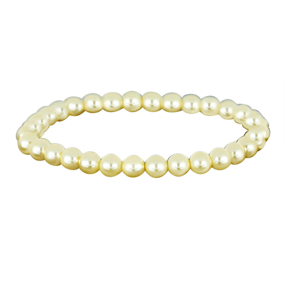 Conjunto Pepita con Perla Dorada de Agua Dulce ( Collar +Pendientes +Pulsera )